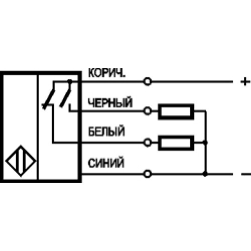 Схема включения оптических датчиков